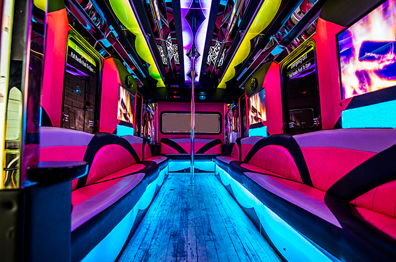 24-passenger party buses